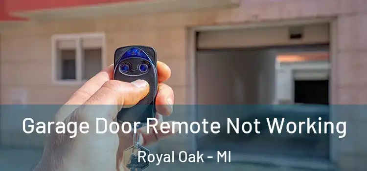  Garage Door Remote Not Working Royal Oak - MI